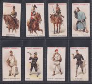 Trade cards, France, Chocolat D'Aiguebelle, Soldiers of the World (as Wills), 8 different cards (