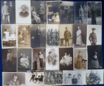 Postcards and Photographs, Portraits, a selection of approx. 500 images showing individual