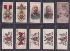 Cigarette cards, Taddy, 58 cards from various series, including Actress Collotype, Famous Horses