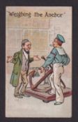 Cigarette card, T.S.S., Nautical Expressions, type card, 'Weighing the Anchor' (gd) (1)