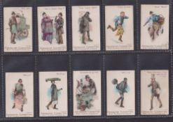 Cigarette cards, Faulkner, Street Cries (set 12 cards) (fair/gd)