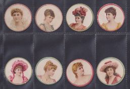 Cigarette cards, USA, Selection of 60 cards, all Actress and Beauties related Kinney Beauties