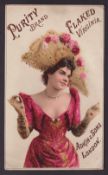 Tobacco advertising, Adkin & Son, shop display advertising card for 'Purity Brand Flaked