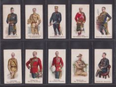 Cigarette cards, Smith's, Boer War (Coloured) (set, 50 cards) inc. Baden-Powell (some with minor