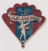 Trade card, Elliot Lee (Hairdresser, Newsagent & Umbrella Maker), Play Up Cards, fan shaped type