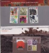 Stamps, GB QEII collection of presentation packs 1970s-2010s and 2 1977 collectors packs. (130+)