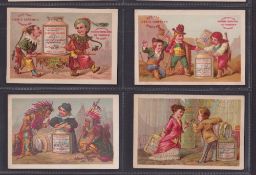 Trade cards, Liebig S41 The Extract in Various Places (set 12 cards), 5 cards English language, 7