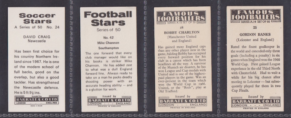 Trade cards, Barratt's, a collection of 43 Football type cards, all different from various series - Image 6 of 12