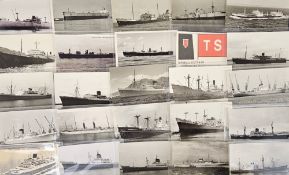 Shipping, Various Companies, approx. 600 postcard sized images of ships from various companies to