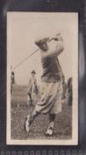 Cigarette card, Golf, Major Drapkin Sporting Celebrities in Action, type card no 4 Robert T (
