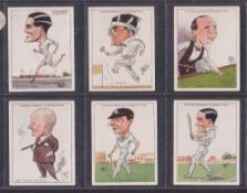 Cigarette cards, Churchman's, Men of the Moment in Sport 2nd Series, 'L' size (set 12 cards)