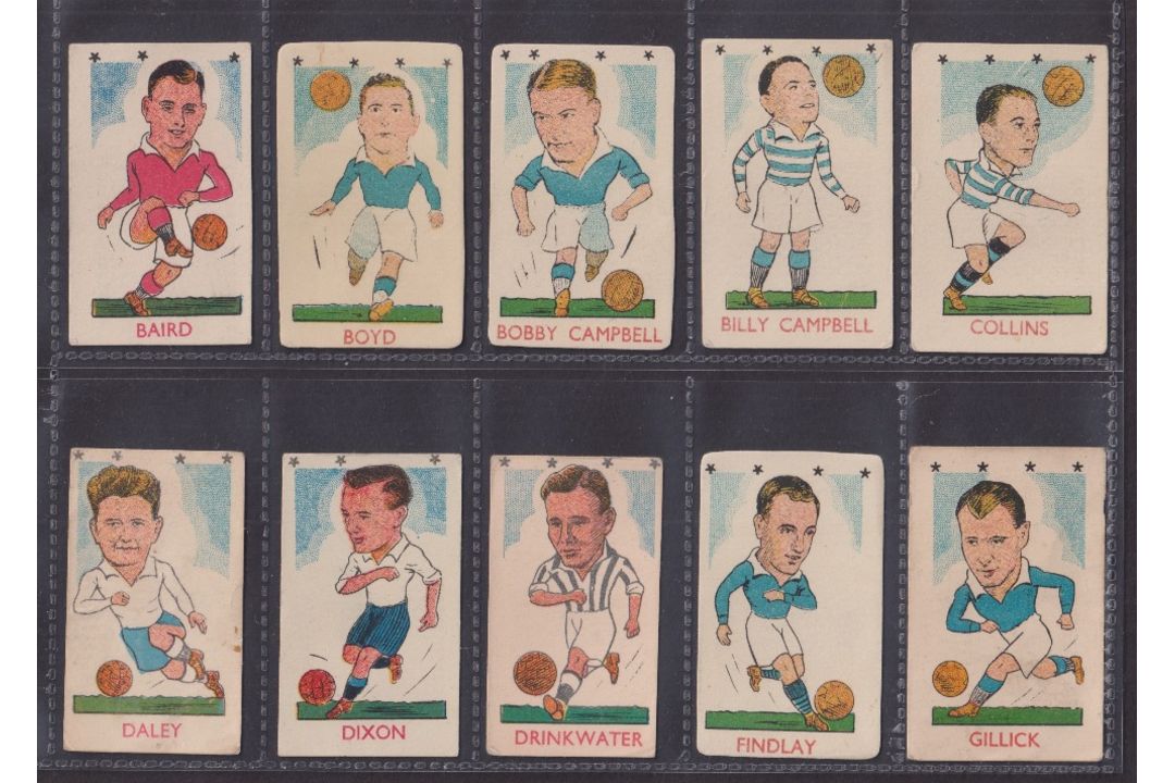 Trade cards, Kiddy's Favourites (Anon), Football Stars (Numbered 53-120 but with some skipped - Image 4 of 6