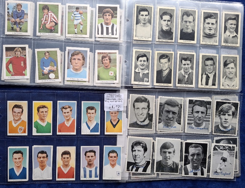 Trade cards, Football, 9 sets, A & BC Gum Footballers Crinkle Edges (36 cards), Kellogg's