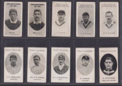 Cigarette cards, Sports issues issued by Taddy, 16 cards 4 County Cricketers, 2 South African