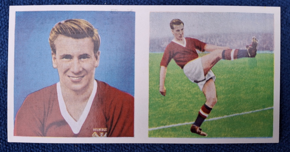 Trade cards, Football Chix Footballers Action & Portrait (set 48 cards) including Bobby Charlton - Image 2 of 5