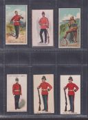 Cigarette cards & Postcards, Specialised collection of Military cards In 9 modern double postcard