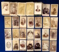 Cartes de Visite, 295+ images to include children, clergy, judge, portraits etc. (gen gd)