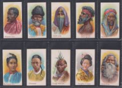 Cigarette cards, Taddy, Natives of the World (set, 25 cards) (gd/vg)