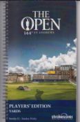 Golf autographs, a large Players' Edition Booklet from the 144th British Open held at St Andrews,