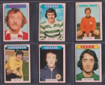 Trade cards, Football, A&BC Gum, Scottish, 1973 (Red backs) 67 cards (32 cards numbered 1-90 & 35