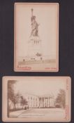 Cigarette cards, USA, National Tobacco Works, (Newsboy), Cabinet Pictures, USA Scenes, no 95,