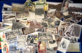 Postcards, a collection of approx. 295 mixed UK topographical and subject cards. RPs include