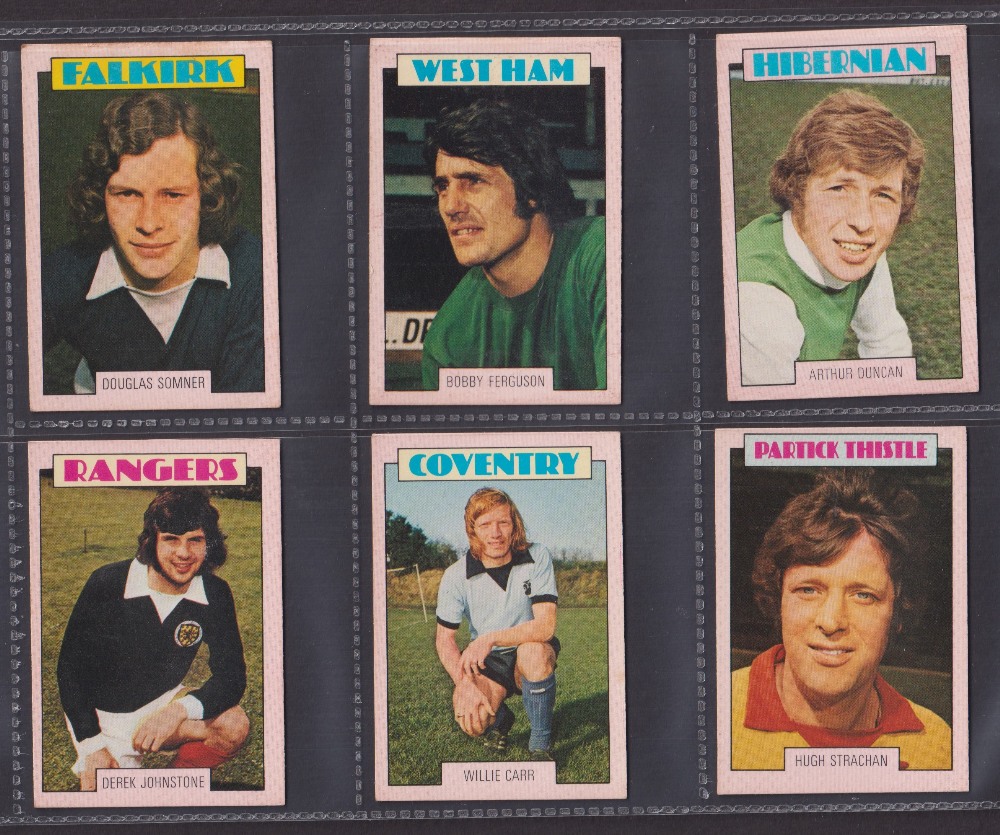 Trade cards, Football, A&BC Gum, Scottish, 1973 (Red backs) 67 cards (32 cards numbered 1-90 & 35 - Image 10 of 12
