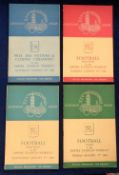 Olympic Games 1948, 4 programmes, 3 relating to the Football Tournament all played at Wembley,