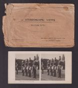Tobacco issue, BAT (India Depot), 12 Stereoscopic Views 'Military Life' set of 12 photographic cards