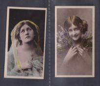 Cigarette cards, A. Kuit, Types of Beauty, two cards, ref. H246, pictures nos 27 and 28 (gd) (2)