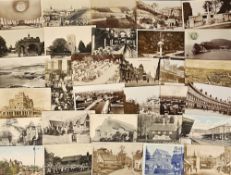Postcards, a mainly mixed UK topographical selection of approx. 98 cards, with RPs of Lulworth Cove,