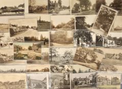 Postcards, Hampshire, a collection of approx. 34 cards of Eversley nr Yateley and 11 miles from