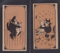Trade cards, Barratt's, Felix Pictures, two cards, nos 27 & 28 (gd) (2)