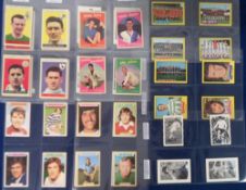 Trade cards, A&BC Gum & Topps, a superb type collection of 200+ cards all from various Football