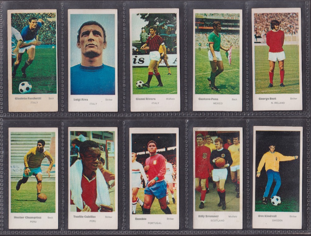 Trade cards, Lyons Maid, International Footballers (set, 40 cards) includes Pele, Best, Charlton etc - Image 5 of 8