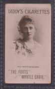 Cigarette card, Taddy Actresses Collotype, type card Miss Gertrude Wilson (just about gd)