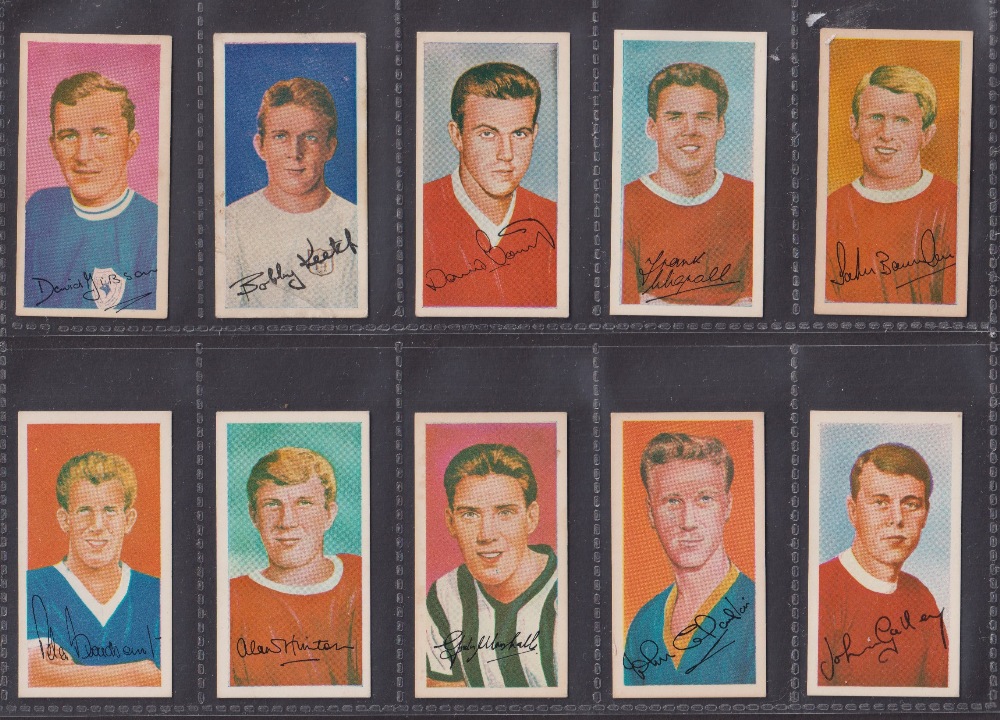 Trade cards, Football, small selection 61 cards plus presentation album, Barratt Famous - Image 2 of 8