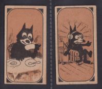 Trade cards, Barratt's, Felix Pictures, two cards, nos 1 & 2 (gd) (2)