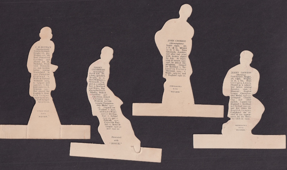Trade issues, Thomson, Footballers, shaped, (set, 11 cards) die cut and made to stand up, with - Image 2 of 6