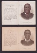 Cigarette cards, USA, Buchner, Defenders & Offenders (Folders), 'P' size, 2 folders, Anderson