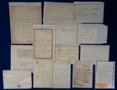 Autographs, Political, a selection of 7 autographs to include Michael Foot (Labour Party leader),