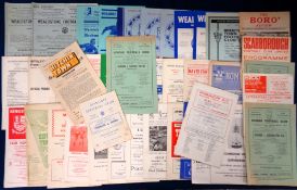 Football programmes, Non League selection, 1950's onwards, various Clubs, noted Wealdstone v Redhill