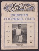 Everton FC, Football magazine, 'The Sports Spectator for Merseyside Sportsmen', Everton Football