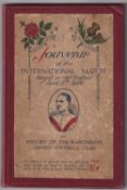 Manchester United, Newton Heath, England v Scotland, A Souvenir of the International Match played at