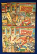 Comics, Captain Britain, 8 1976/77 comics to comprise numbers 7, 8, 9, 10, 11, 12, 13 and 14 (gd)