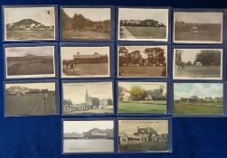 Postcards, Bowls, a selection of 14 cards of bowling greens, club houses, and a few bowlers. With