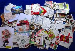 Trade cards, Football, approx 400 cards many issuers including Merlin, FKS, Topps, a few Panini, etc