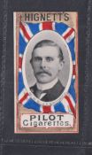 Cigarette card, Hignett, Cabinet 1900 type card, Right Hon Brodrick 66 X 36mm (fair)