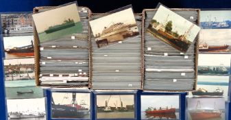 Transportation, Shipping, Norway, approx 1250 postcard sized images of various vessels to include