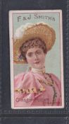 Cigarette card, F J Smith, Adverisement type card, Beauty Glasgow Mixture Brands (just about gd)